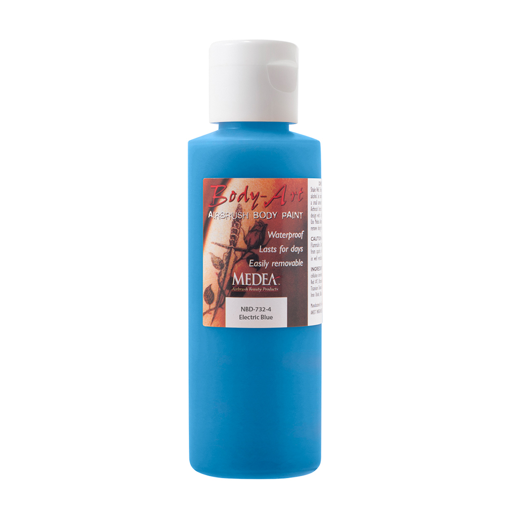 Medea BodyArt Airbrush Paint Electric Blue 4 oz Anest IwataMedea, Inc.